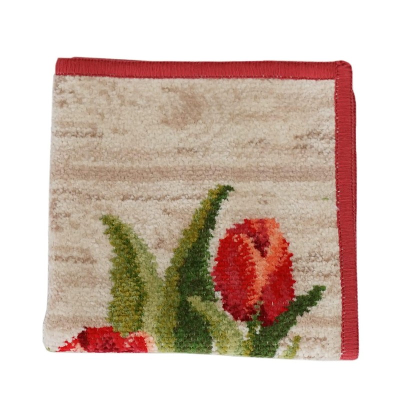 Faylor Handkerchief Hand Towel, Ladies, 9.8 x 9.8 inches (25
