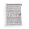 GreyZouq Indian Elephant Style Carved Key Cabinet
