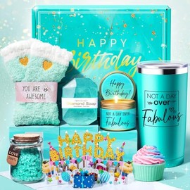 Regalos de Cumpleaños para Mujeres,Regalos del Día de la Madre,Cuidado Personal Canasta de Spa Relajante para Mujer,Caja de Regalos,Regalo de Navidad
