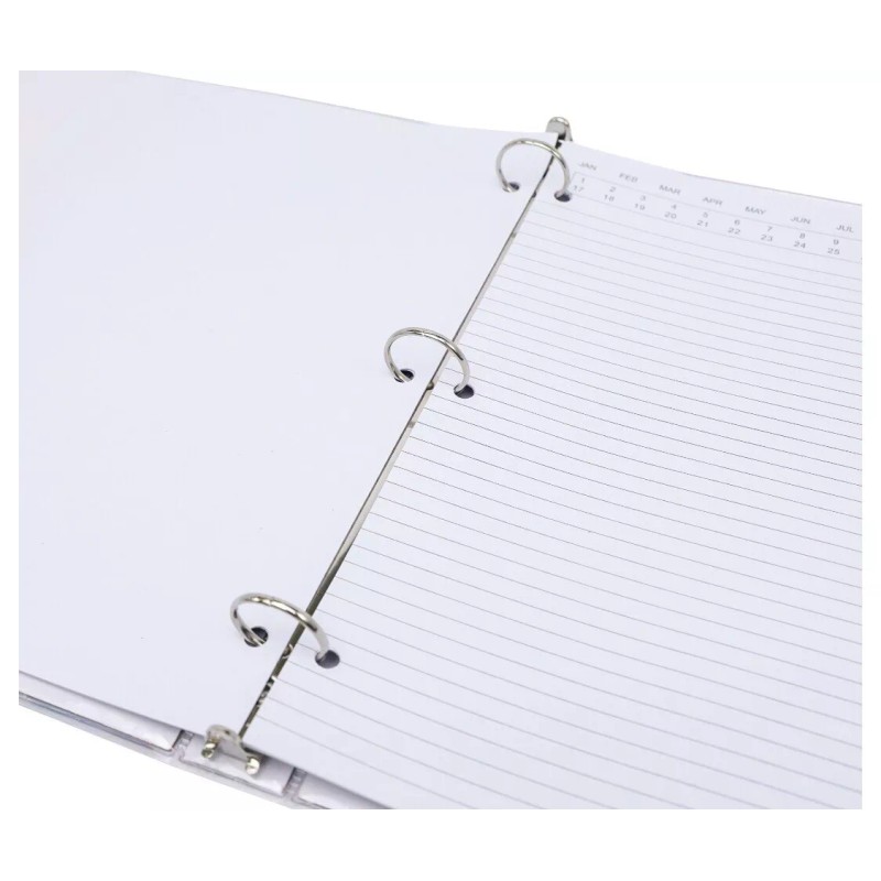 pen + gear geometric design 1” 3 ring vinyl heavy