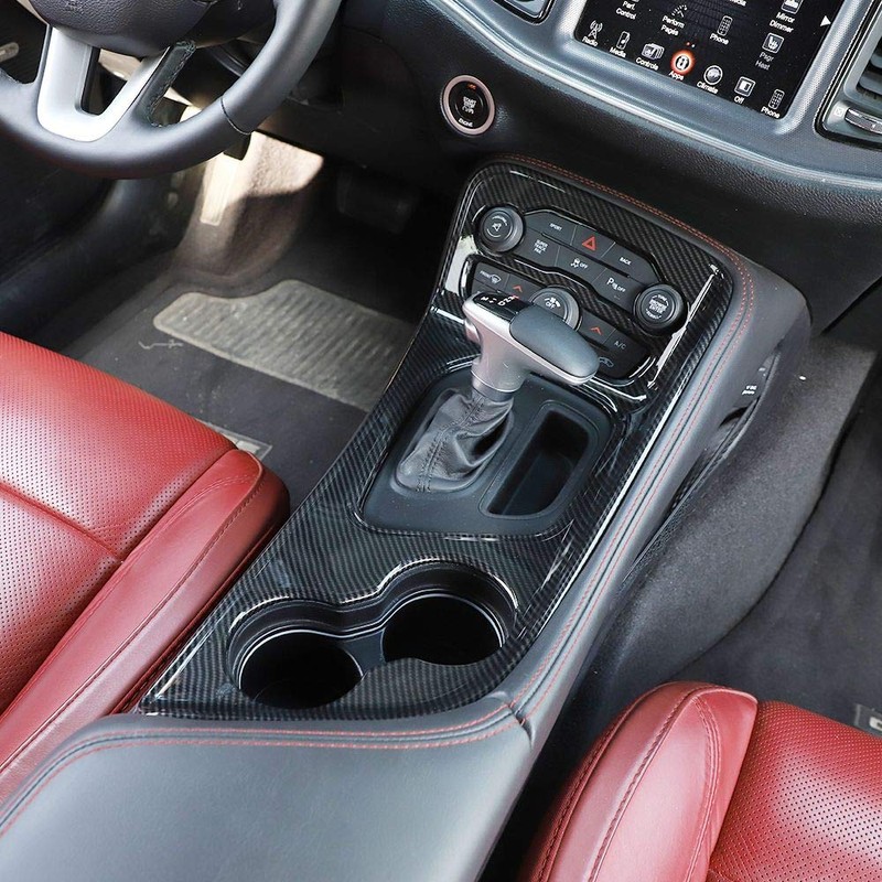 Voodonala for Challenger Gear Shift Shifter Panel Shift Lever Panel