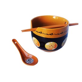 Culture Fly Dragon Ball Z - Ramen Bowl Bundle Set with Ramen Bowl, Spoon, and Chopsticks