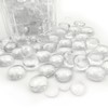 YGFRSTO Flat Glass Marbles 1 Pound Vase Filler Fire Pit