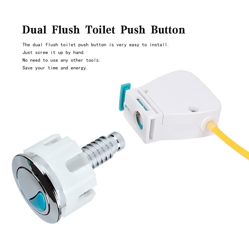 Toilet Flush Buttons Replacement Compatible Toilet Cistern Flush Parts Dual