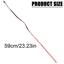 BTFO RC Led Licht, Flexibel Zuschneidbar Wasserdicht RC-LED-Leuchte für TRX4M SCX24 1/24 1/18 Crawler-Auto-LKW-Upgrade-Teile (Rot)