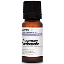 BIO - Rosemary VERBENONE Essential Oil - 10mL - 100% Pure, Natural, Chemotyped and AB Certified - AROMA LABS (French Brand)