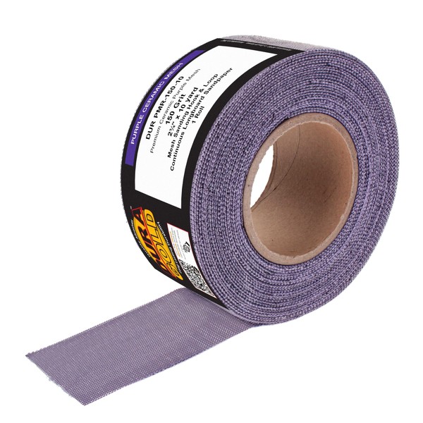 Dura-Gold Premium 150 Grit Purple Ceramic Mesh Longboard Sandpaper, 2-3/4"