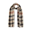 Daks (신세계강남점)DCSC3F110W2 WOOL100% 여성 브라운 하우스체크 울 라이트 머플러 (SHINSEGAE