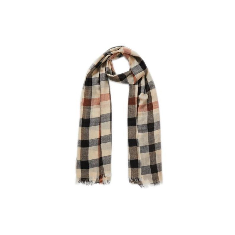 Daks (신세계강남점)DCSC3F110W2 WOOL100% 여성 브라운 하우스체크 울 라이트 머플러 (SHINSEGAE
