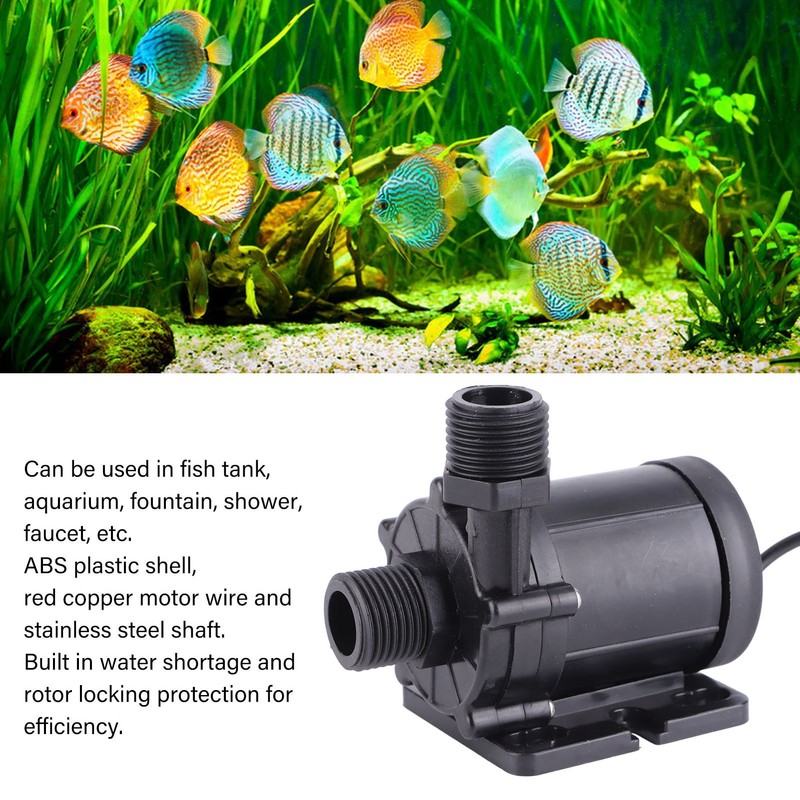 Booster Pump Brushless Motor Low Noise DC12V 30W 700L/H 12m