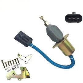 ZACHAGER 24V SA-4981-24 Fuel Shut Off Solenoid for Cummins Dodge RAM2500 3500 5.9L Diesel 1994-1998,Engine Stop Solenoid Valve Replacement Parts 5016244AA 3931570