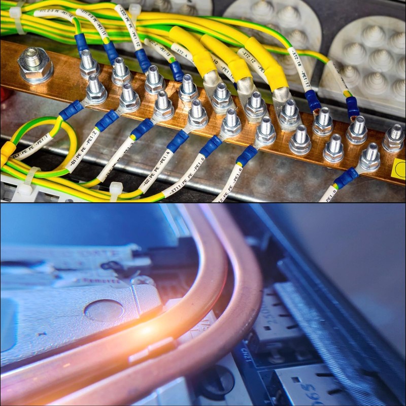 sourcing map 1Pcs 6" x 1" Copper Flat Bar,2/5" Thickness