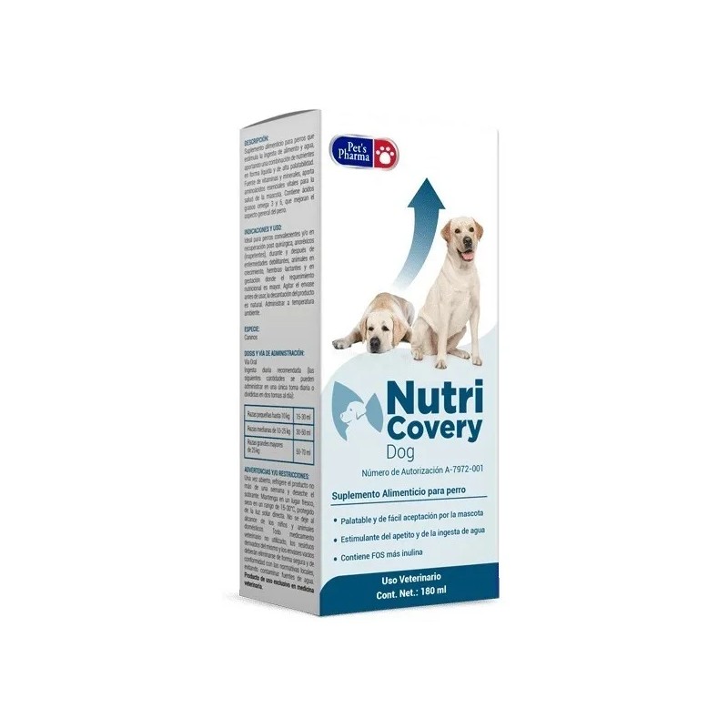 Nutricovery Perro (recovery) 180 Ml Estimula Apetito Inulina