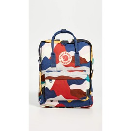 Fjallraven Women's Kanken Backpack, Summer Landscape, Print, Blue, One Size