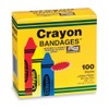 SmileMakers Crayon Bandages Adhesive - 100 per Pack