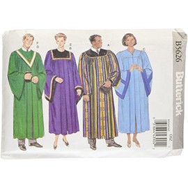 BUTTERICK PATTERNS B5626 Unisex Robe and Collar
