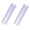 2PCS Knitting Needle Gauge, Plastic Sew Knitting Measuring Ruler Sewing