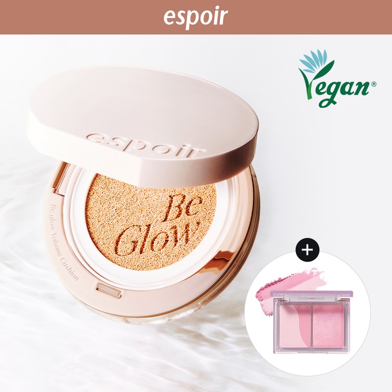 espoir [SET] espoir Be Glow Volume Cushion 13g*2 + Cheek