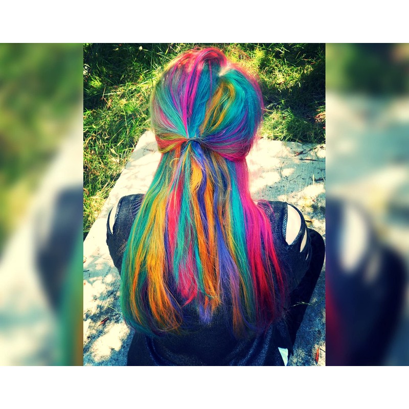 Weddecor Step Disposable Party 6 Colors Hair Colouring Chalk Non-toxic Tool,