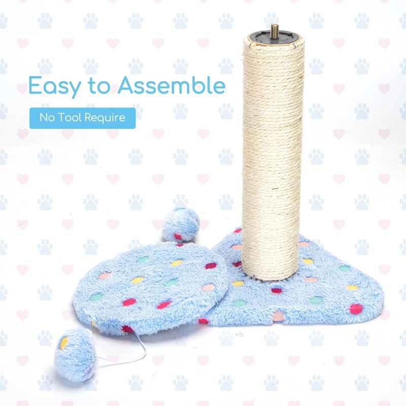 Nobleza Cat Scratching Post Small Cat Activity Center Kitty Climbing