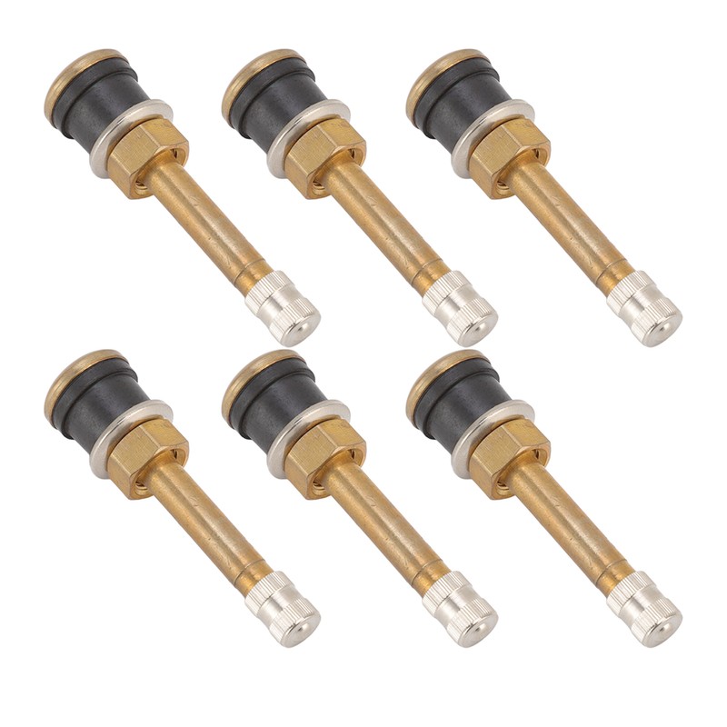 10 Pcs Valve Stems Straight Brass Heavy Duty Clamp in