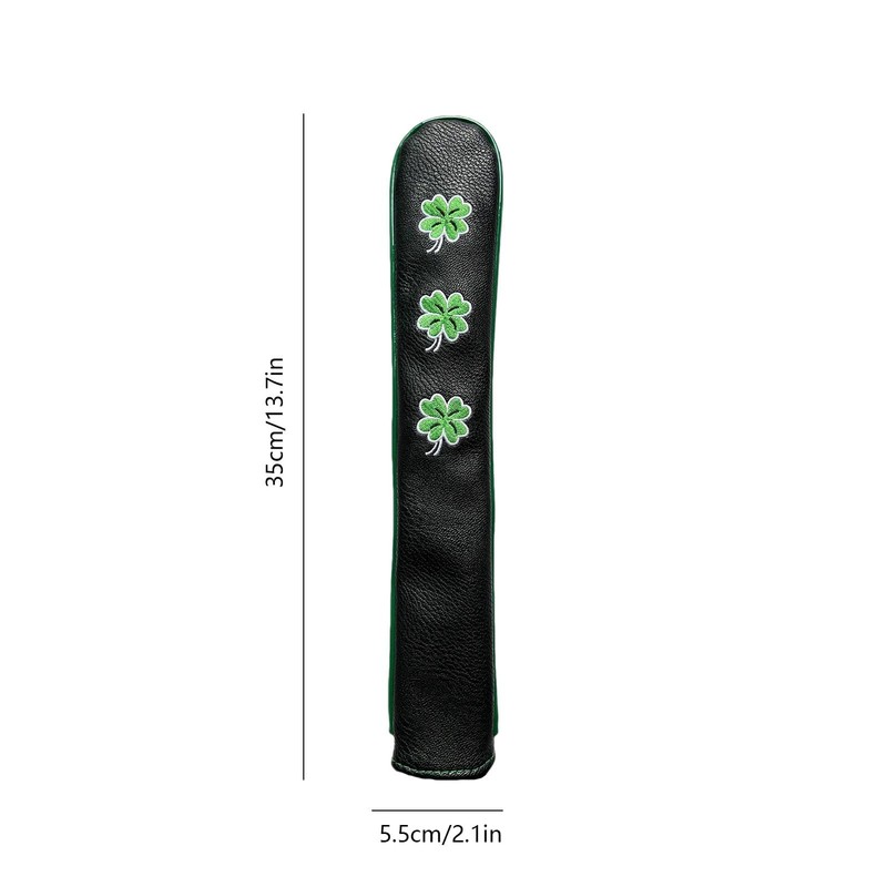 Alignment Stick,PU Leather Alignment Stick Headcover | Exquisite PU Leather