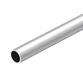 sourcing map 6063 Aluminum Round Tube, 300mm Length 12mm OD 10mm Inner Dia Seamless Aluminum Straight Tubing