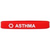 SayitBands Asthma Medical Alert Wristband Bracelet in Red