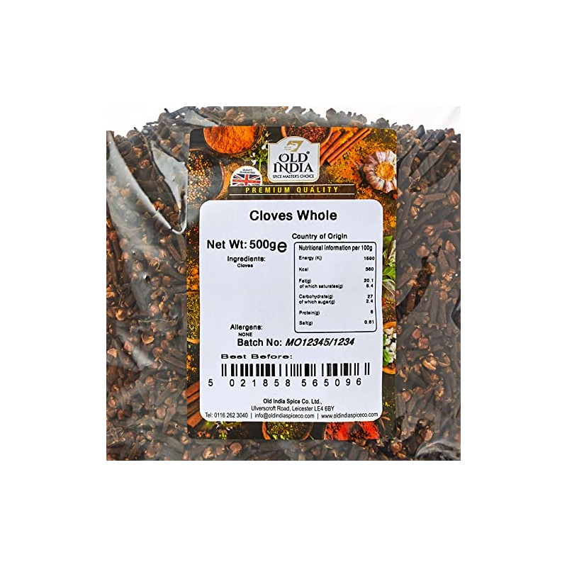Old India Cloves Whole 500 g