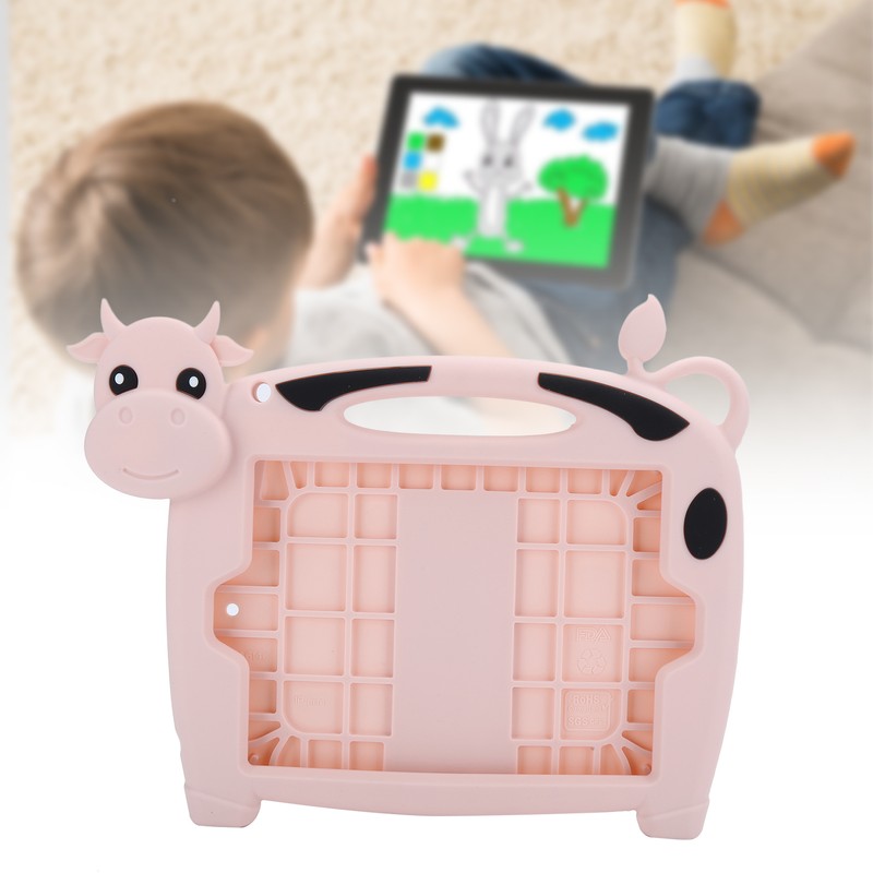 7.9 Inch Tablet Protective Cover Cute Cow Kids Silicone for