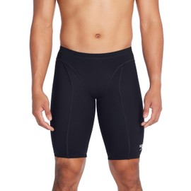Speedo Men's Solid Vanquisher Racing Jammer Swim Trunk - Speedo Black, Size 28