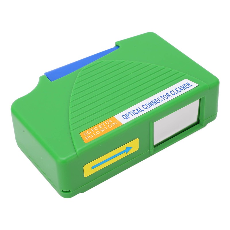Fiber Optic Cleaning Box Efficient Optical Fiber Connector Cleaner ABS