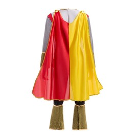 Lito Angels Medieval Knight Armour King Arthur Fancy Dress Up Costume Set with Cape for Kids Boys Age 7-8 Years