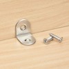 Profiwoab 15pcs Corner Braces 20x20x18.5mm Stainless Steel Latch L Joint