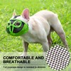 JYHY Short Snout Dog Muzzles- Adjustable Breathable Mesh Bulldog Muzzle