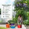 Idzo Garden Arch, 88in Tall Stainless Steel Tunnel Vegetable Trellis