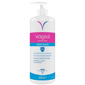Vagisil Detergente Intimo Rinfrescante Donna Odor Block, Igiene Intima Quotidiana, Sapone Intimo Donna, Freschezza Quotidiana, Con Aloe Vera, 24h Di Protezione Dagli Odori, 500 ml
