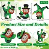DoubleFill 3 PcsTable Decorations Wooden Figurine Small Sign for Home