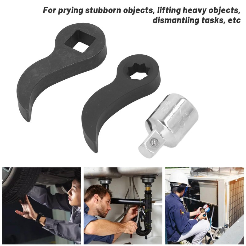 Pliver Wrench Adapter Head, 2 x Bar Adapter Head Tools,