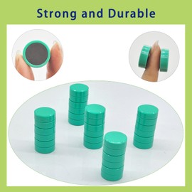 PYJLBX Fridge Magnets, 30 Pack Strong Magnet Small Magnets Whiteboard Magnets, Crafts Magnets, Colourful Mini Round Magnets Heavy Duty Magnets for Whiteboard, Crafts,Notice Board,Fridge,Office (Green)