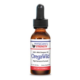 Physician's Strength OregaWild - 30 mL - High Carvacrol Formula - 100% Wild Oregano Oil - 432 Servings
