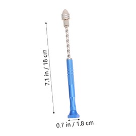 Gadpiparty 2 Sets Micro Drill Bit for Jewelry Making Durable Steel Hand Twisted Drill Bits Precision Pin Vise for More Craft Tool Kit