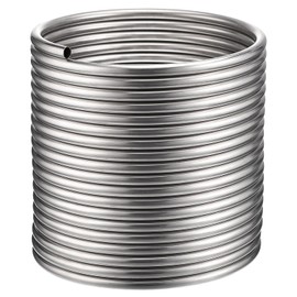 Vigorous Wort Chiller, 1/2" x 50 Ft Food Grade 304 Stainless Steel Coil, Water Chiller for Ice Bath Beer Brewing Tubing Coil, Stainless Steel Immersion Chiller