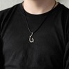 MATERIA by Matthias Wagner KA-23 Men's Pendant 925 Silver Fishing