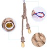 Rope Chandelier Pendant Light Ceiling Lamp E27 Base Lamp Cord
