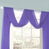 HUTO Pañuelo transparente para ventana, 216 pulgadas de largo