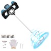 Geveelife Concrete Cement Electric Mixer Machine 2400W with 6 Adjustable