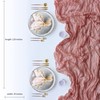 2 Pack Dusty Rose Cheesecloth Table Runners, 10Ft Gauze Table