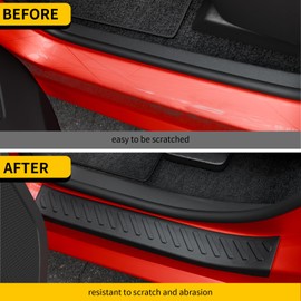 Maxzina Door Sill Protector Compatible with 2016-2025 Dodge Durango Side Step Protector Side Edge Step Guard Car Door Dust Shield Cover for 2024 Durango Exterior Accessories