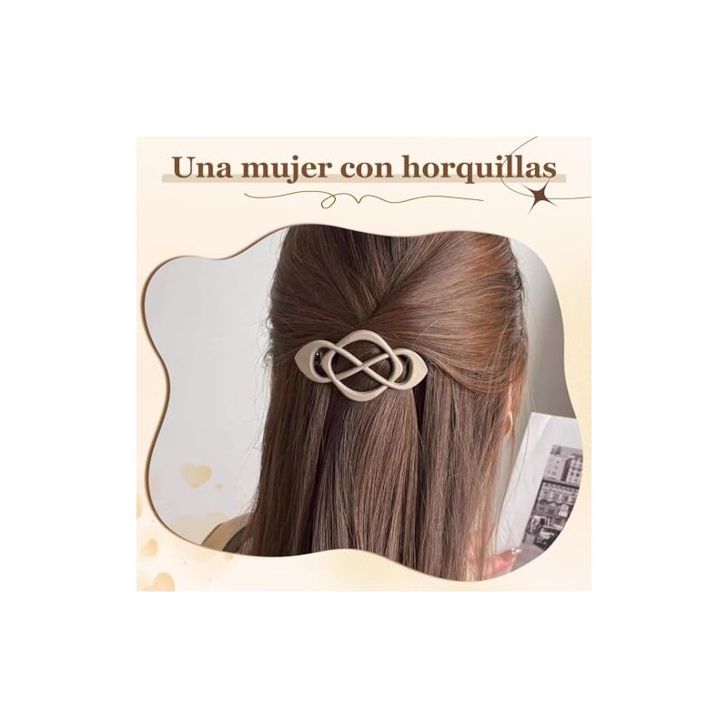 4 Horquillas Francesas Vintage 2026 Nuevas, Accesorios para Cabello de